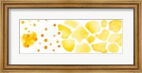 Framed Watercolor Dots and Stones I
