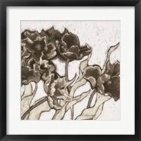 Framed Ruffled Tulips Neutral