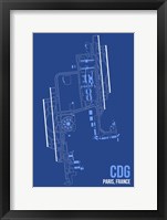 Framed CDG Airport Layout