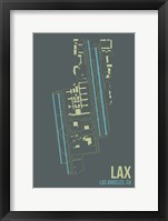 Framed LAX Airport Layout