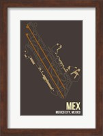 Framed MEX Airport Layout