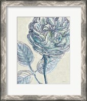 Framed Belle Fleur III Crop