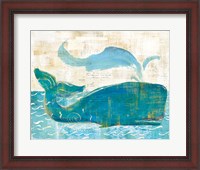 Framed On the Waves I Whale Spray