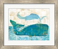 Framed On the Waves I Whale Spray