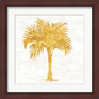 Framed Palm Coast IV on White