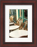 Framed Monmartre Cafe Crop