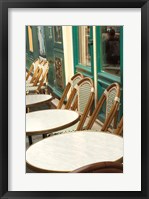 Framed Monmartre Cafe Crop