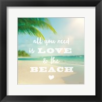 Framed All you need is Beach