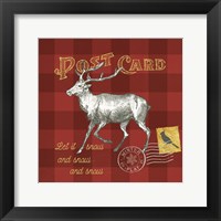 Winter Reindeer IX Framed Print