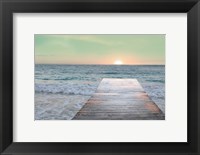 Framed Sunrise Dock