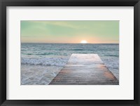 Framed Sunrise Dock