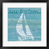Drift Sailboat Framed Print