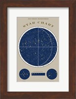 Framed Southern Star Chart