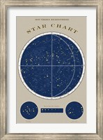 Framed Southern Star Chart