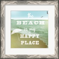 Framed Happy Beach