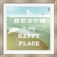 Framed Happy Beach