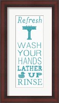 Framed Hand Towel Sink