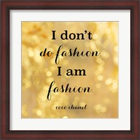 Framed Fashion Quotes III