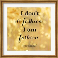 Framed Fashion Quotes III