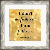 Framed Fashion Quotes III