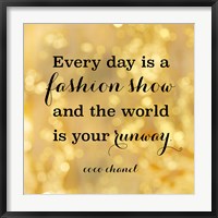 Framed Fashion Quotes II