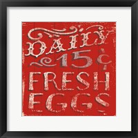 Farmers Market XII Framed Print