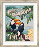 Framed Welcome to Paradise II