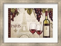 Framed Wine in Paris I