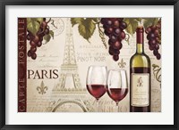 Framed Wine in Paris I