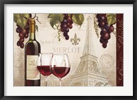 Framed Wine in Paris II