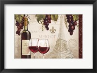 Wine in Paris II Framed Print