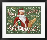 Framed Santas List II