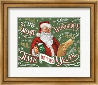 Framed Santas List II