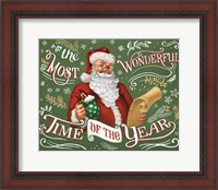 Framed Santas List II