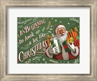 Framed Santas List IV