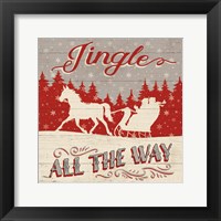 Holiday in the Woods I Framed Print