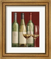 Framed Bistro Paris White Wine