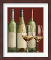 Framed Bistro Paris White Wine