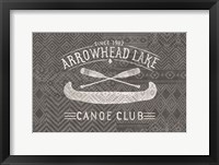 Soft Lodge VII Dark Framed Print