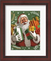 Framed Santas List IV Crop