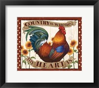 Framed Country Heart I Dots v2