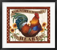 Framed Country Heart I Dots v2