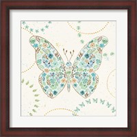 Framed Flutterby Blooms I