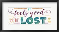 Lost in Words III Framed Print