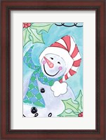 Framed Happy Snowman II