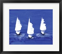 Framed Sailboats at Night