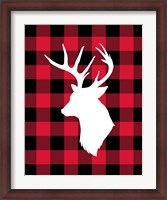 Framed Deer Lumberjack