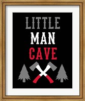 Framed Little Man Cave Lumberjack
