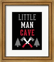 Framed Little Man Cave Lumberjack