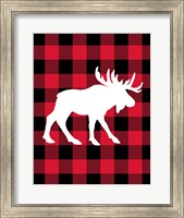 Framed Moose Lumberjack